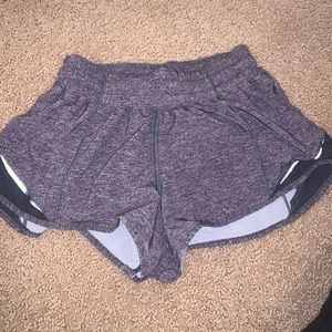 gray lululemon shorts